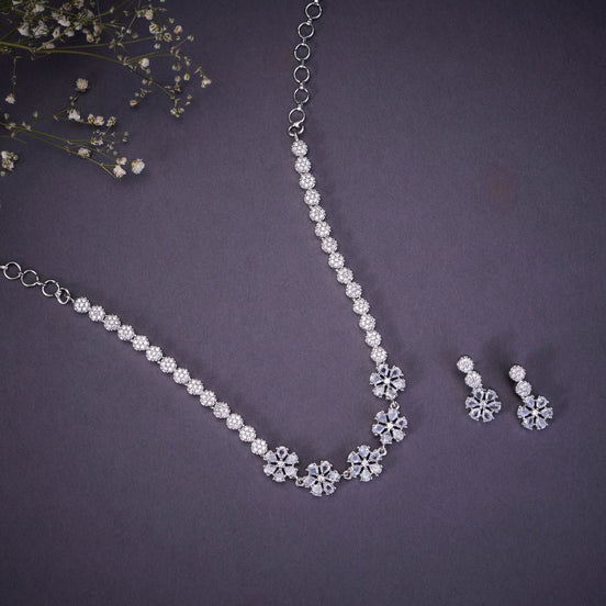 Opal Touch - Luminous White Radiance Necklace - Necklace