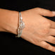 Luminous White Rhodium Bracelet - Opal Touch