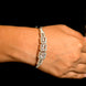 Opal Touch - Luminous White Rhodium Bracelet - Bracelets