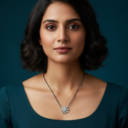 Lunar Glow Mangalsutra - Opal Touch