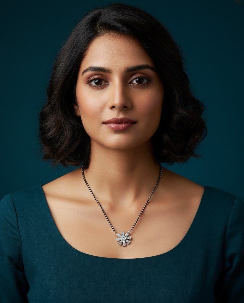 Lunar Glow Mangalsutra - Opal Touch