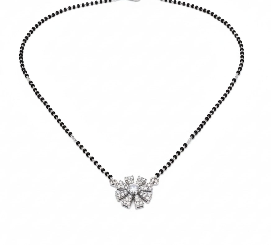 Lunar Glow Mangalsutra - Opal Touch