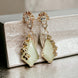 Earrings - Lush Leaf Lustre Earrings - Opal Touch