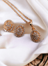 Opal Touch - Luxe Rose Gold Locket Set with Diamante and Pearl - Locket Set
