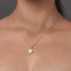 Opal Touch - Luxe Rose Gold Locket Set with Diamante and Pearl - Locket Set