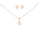 Opal Touch - Luxe Rose Gold Locket Set with Diamante and Pearl - Locket Set