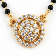 Luxuriant Golden Mangalsutra - Opal Touch