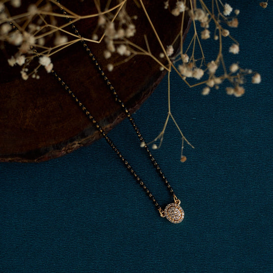 Mangalsutra - Luxuriant Golden Mangalsutra - Opal Touch