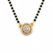 Luxuriant Golden Mangalsutra - Opal Touch