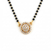 Luxuriant Golden Mangalsutra - Opal Touch