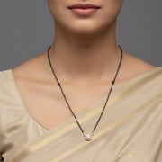 Luxuriant Golden Mangalsutra - Opal Touch