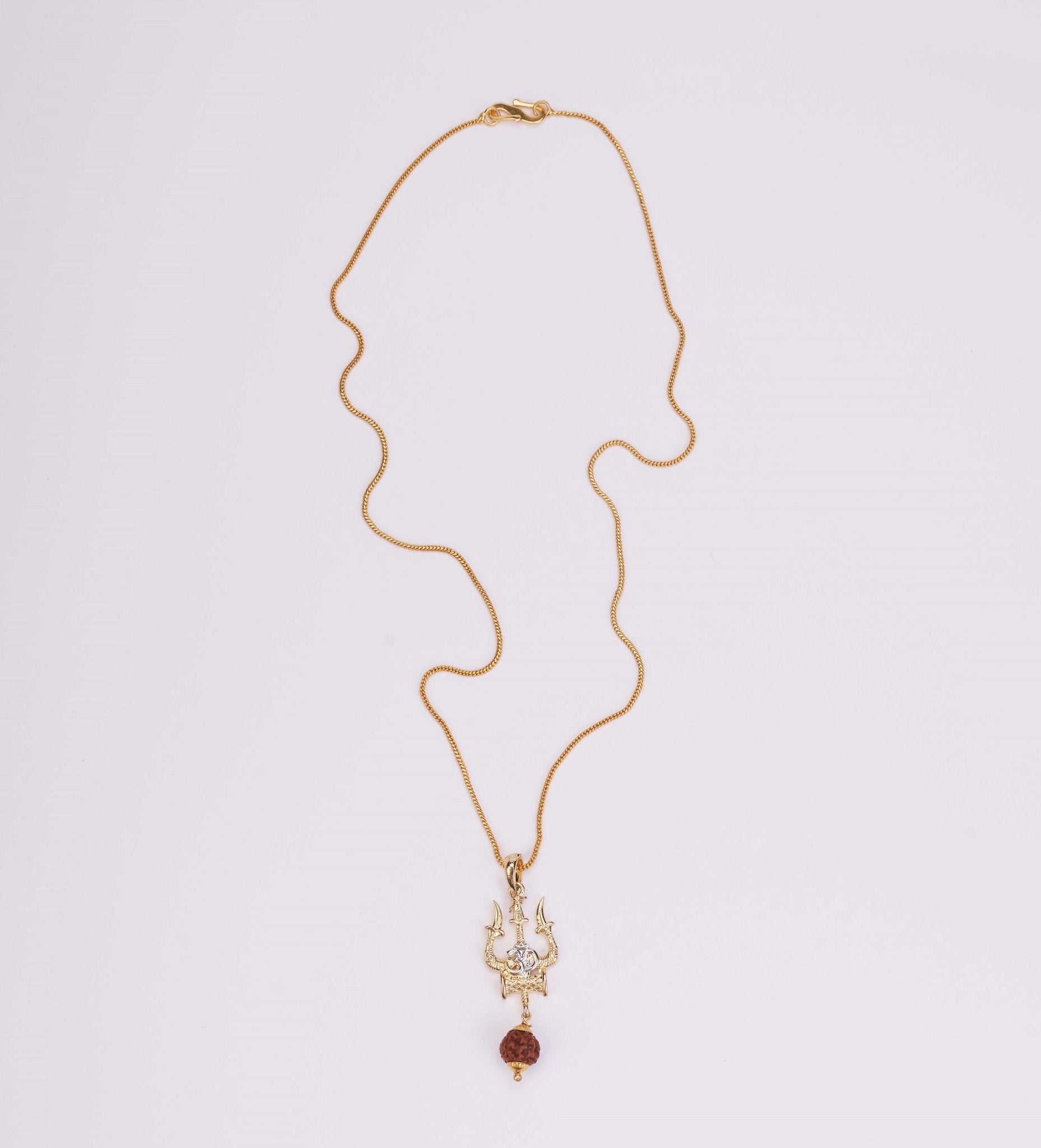 Locket Set - Mahadev Gold Plated Locket Set - Opal Touch