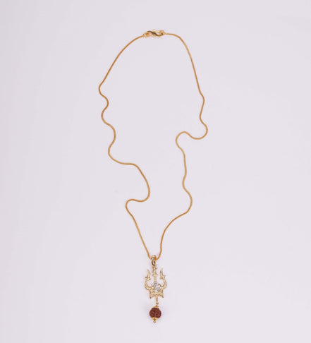 Locket Set - Mahadev Gold Plated Locket Set - Opal Touch