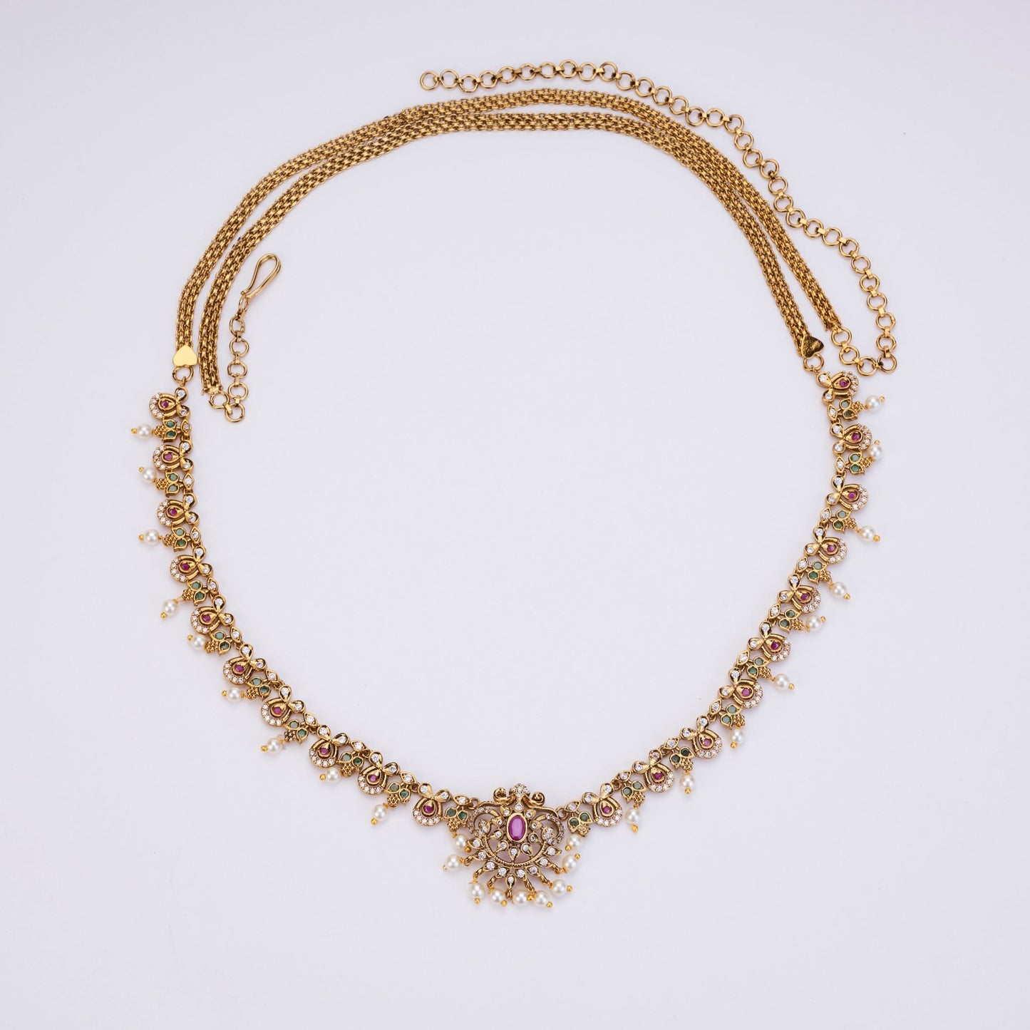 Hip Belt - Mangli Lotus Kamarbandh - Opal Touch