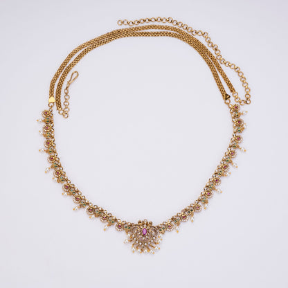 Hip Belt - Mangli Lotus Kamarbandh - Opal Touch