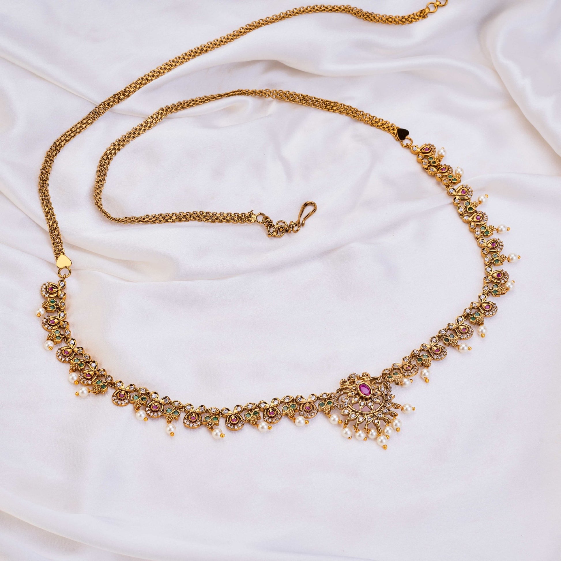 Hip Belt - Mangli Lotus Kamarbandh - Opal Touch