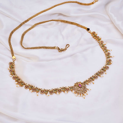 Hip Belt - Mangli Lotus Kamarbandh - Opal Touch