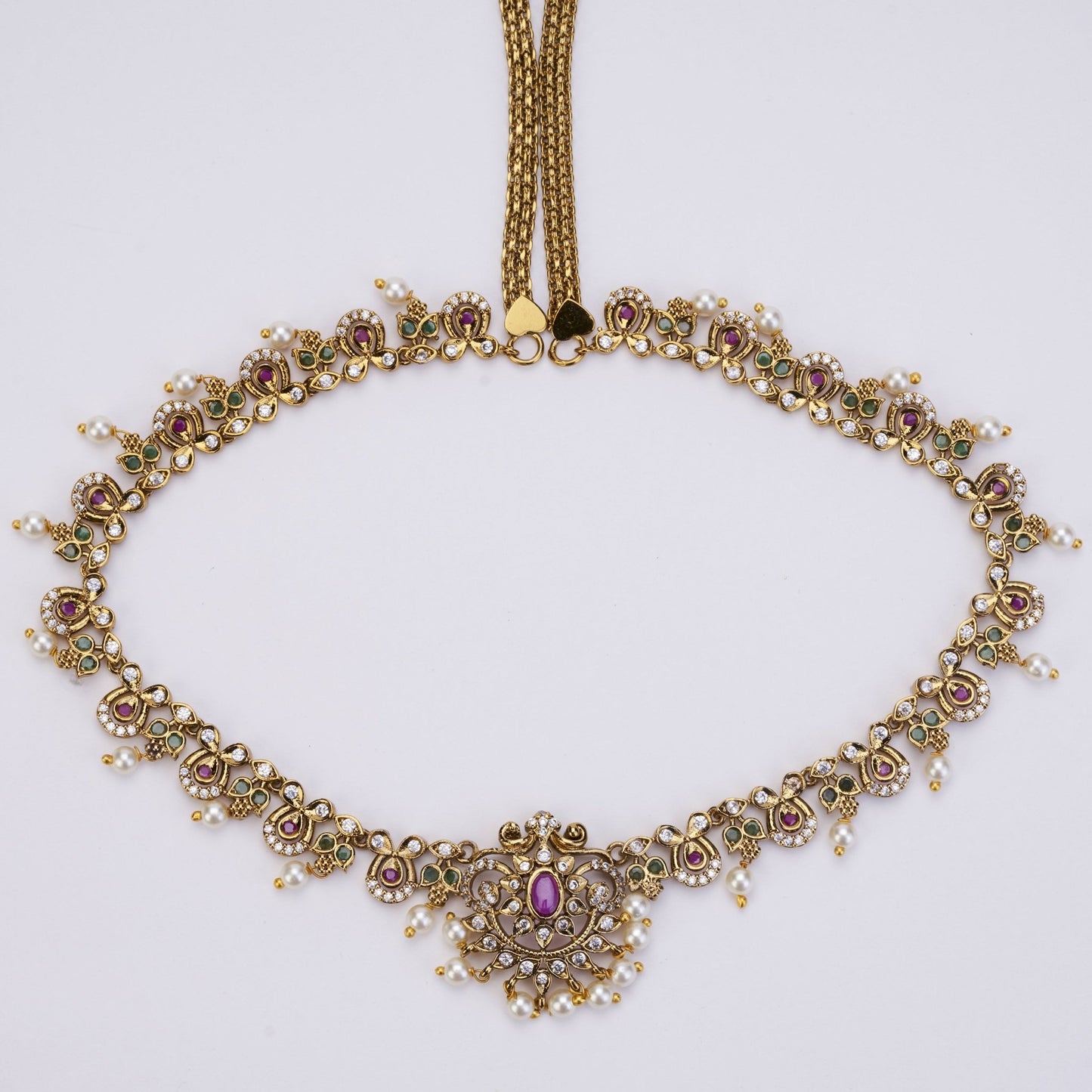 Hip Belt - Mangli Lotus Kamarbandh - Opal Touch