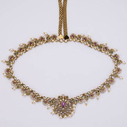 Hip Belt - Mangli Lotus Kamarbandh - Opal Touch