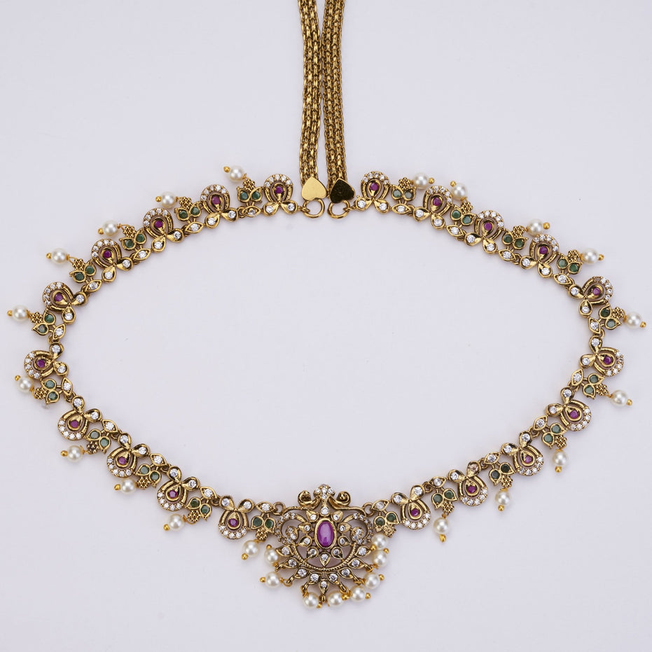 Hip Belt - Mangli Lotus Kamarbandh - Opal Touch