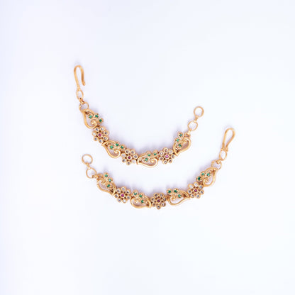 Opal Touch - Matte Marvel Ear Chain - Ear chain (Matil)