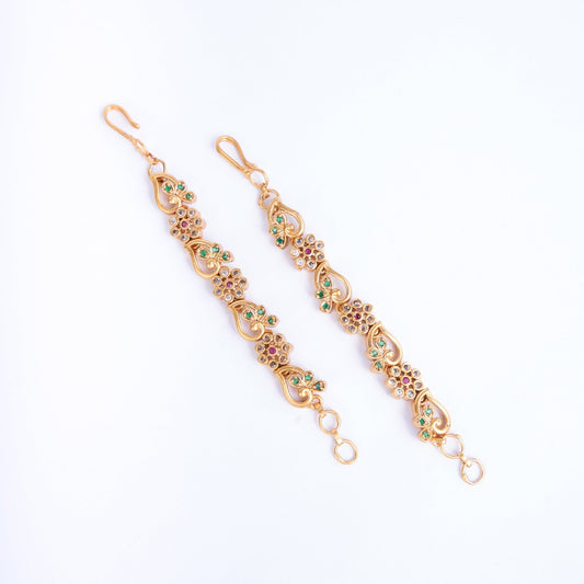 Opal Touch - Matte Marvel Ear Chain - Ear chain (Matil)