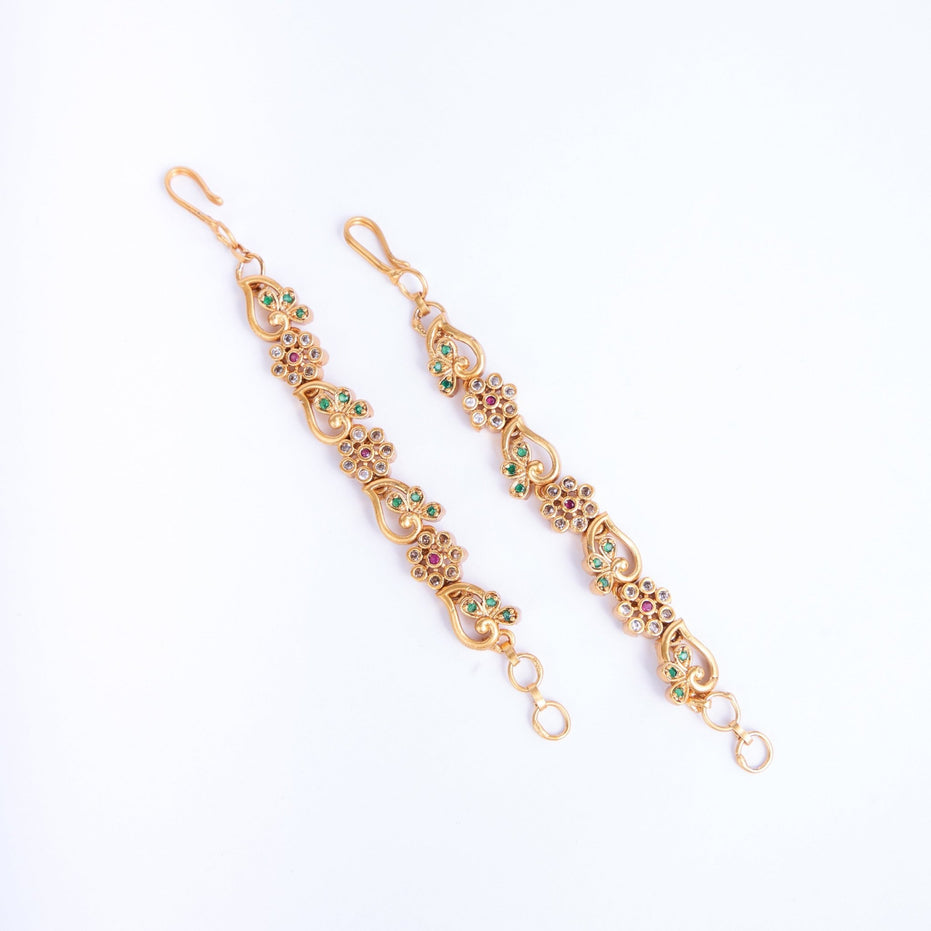 Opal Touch - Matte Marvel Ear Chain - Ear chain (Matil)