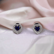 Opal Touch - Meadow Mist Studs in Rhodium Green-White - Studs