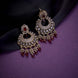 Mehendi Plated Chandelier Earrings with Stone Work - Opal Touch