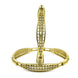 Mehendi Plated CZ Diamond Studded Bangles (Pack of 2) - Opal Touch