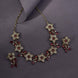 Mehendi Plated Floral Necklace Set - Opal Touch