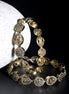 Mehendi Plated Traditional Kundan Bangles (Pack of 2) - Opal Touch