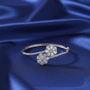 Mesmerizing White Rhodium Bracelet - Opal Touch