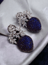 Opal Touch - Midnight Star Earrings in Black Plated Blue - Earrings