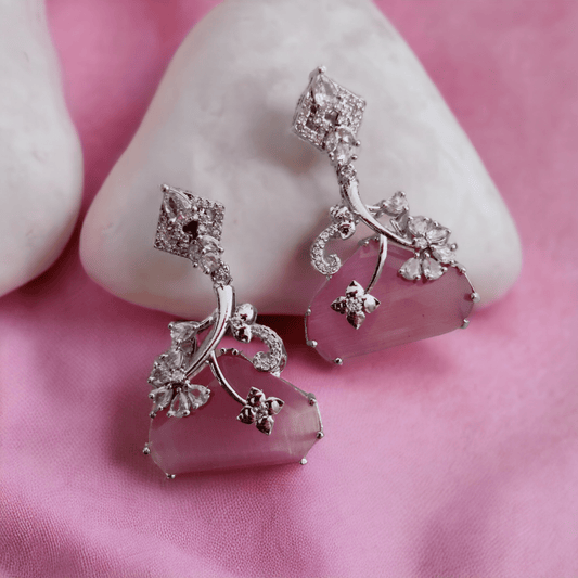 Opal Touch - Mint Green Allure Earrings - Earrings