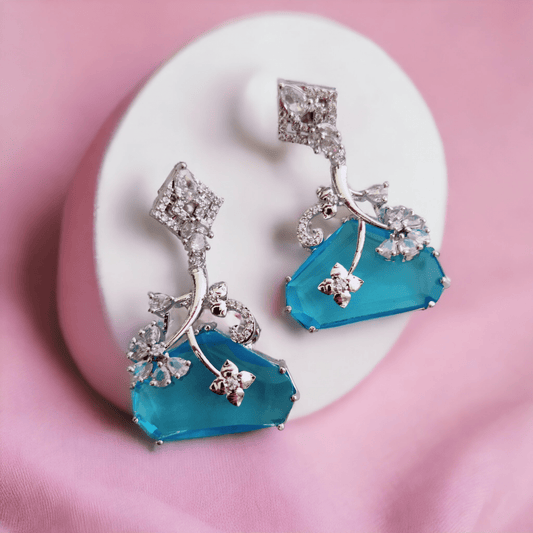 Opal Touch - Mint Green Allure Earrings - Earrings