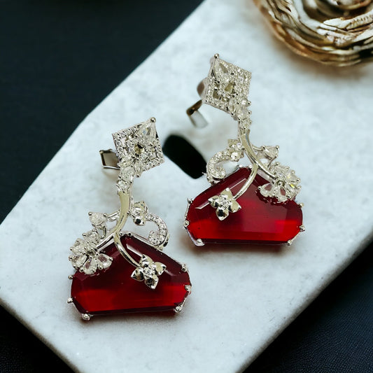 Opal Touch - Mint Green Allure Earrings - Earrings