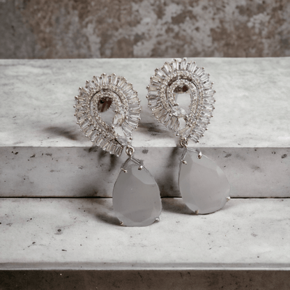 Opal Touch - Mint Green Tranquility Earrings - Earrings