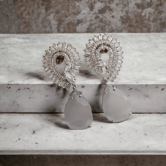 Opal Touch - Mint Green Tranquility Earrings - Earrings