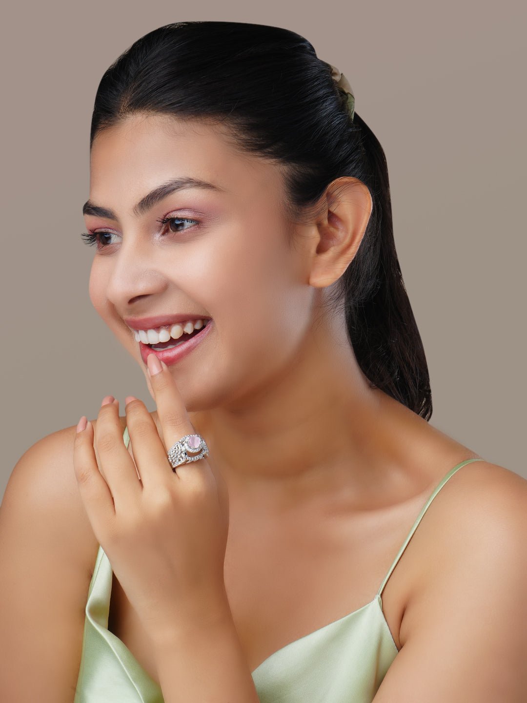 Mint Pink Wedding Elegance - Opal Touch