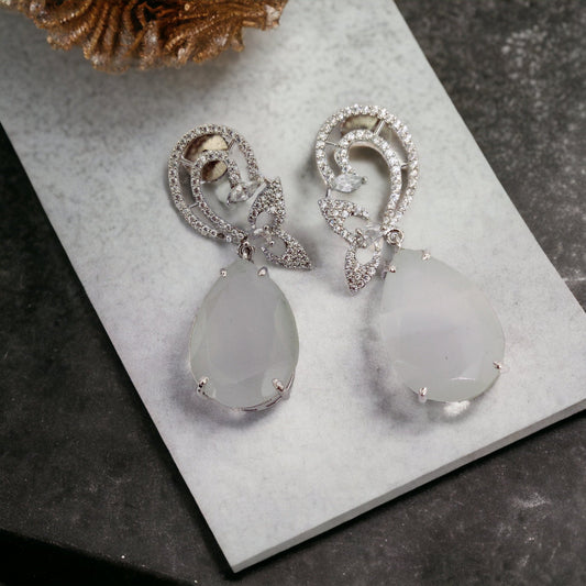 Opal Touch - Minty Enchantment Earrings - Earrings