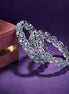 Bangles - Minty Fresh Rhodium Bangles Set (Pack of 2) Multicolor - Opal Touch
