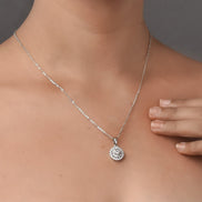 Opal Touch - Modern White Locket Set with Geometric Design - Locket Set