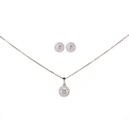 Opal Touch - Modern White Locket Set with Geometric Design - Locket Set