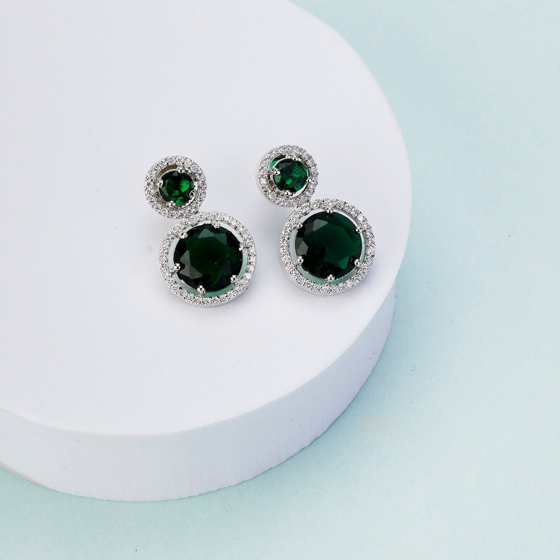 Earrings - Moonbeam Glow Dewdrops - Opal Touch