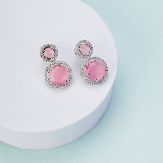 Earrings - Moonbeam Glow Dewdrops - Opal Touch