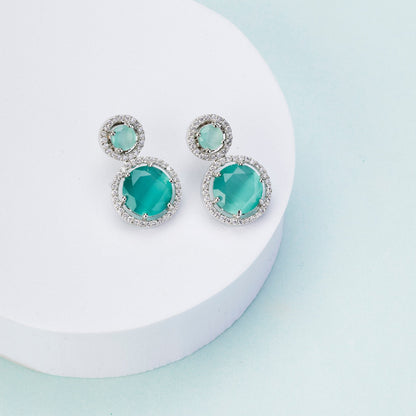 Earrings - Moonbeam Glow Dewdrops - Opal Touch