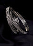 Bangles - Moonlace Band Rhodium Plated Bangle - Opal Touch