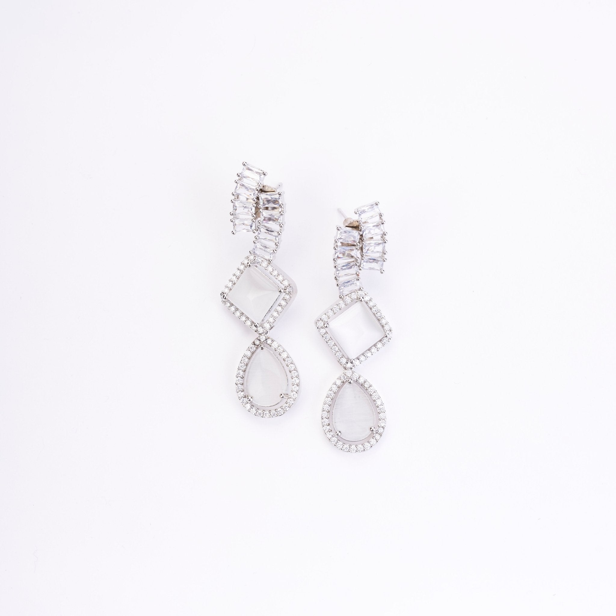Opal Touch - Moonlight Stone Elegance Necklace Set - Necklace