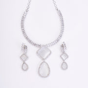Opal Touch - Moonlight Stone Elegance Necklace Set - Necklace
